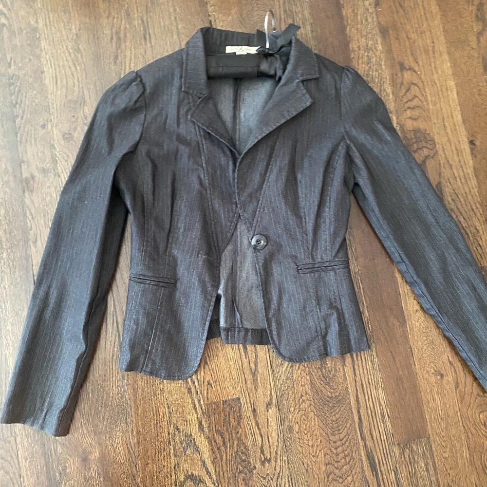 Pinstripe Blazer